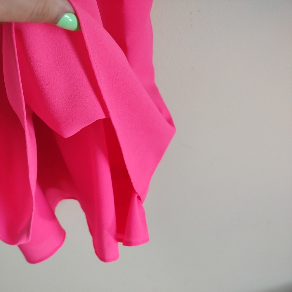Paper Crane Hot Pink Sleeveless Top - Picture 3 of 6